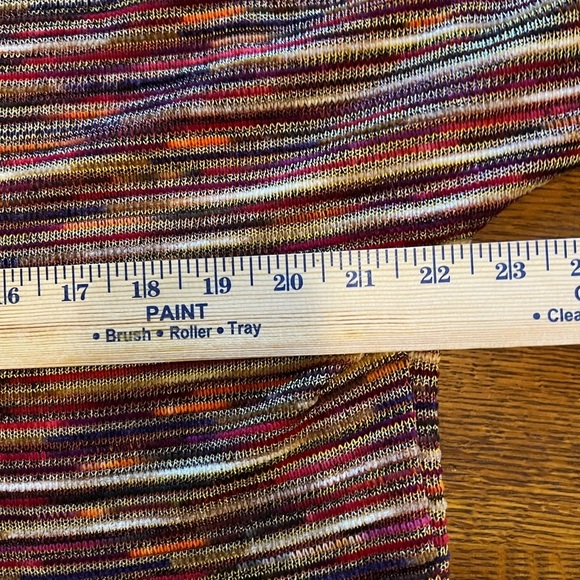 Choices 3/4 length sleeve kimono cardigan sweater XL Festive Fall Metallic - Picture 10 of 11